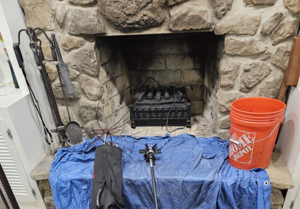 Chimney sweep in the Cleveland Metro Area