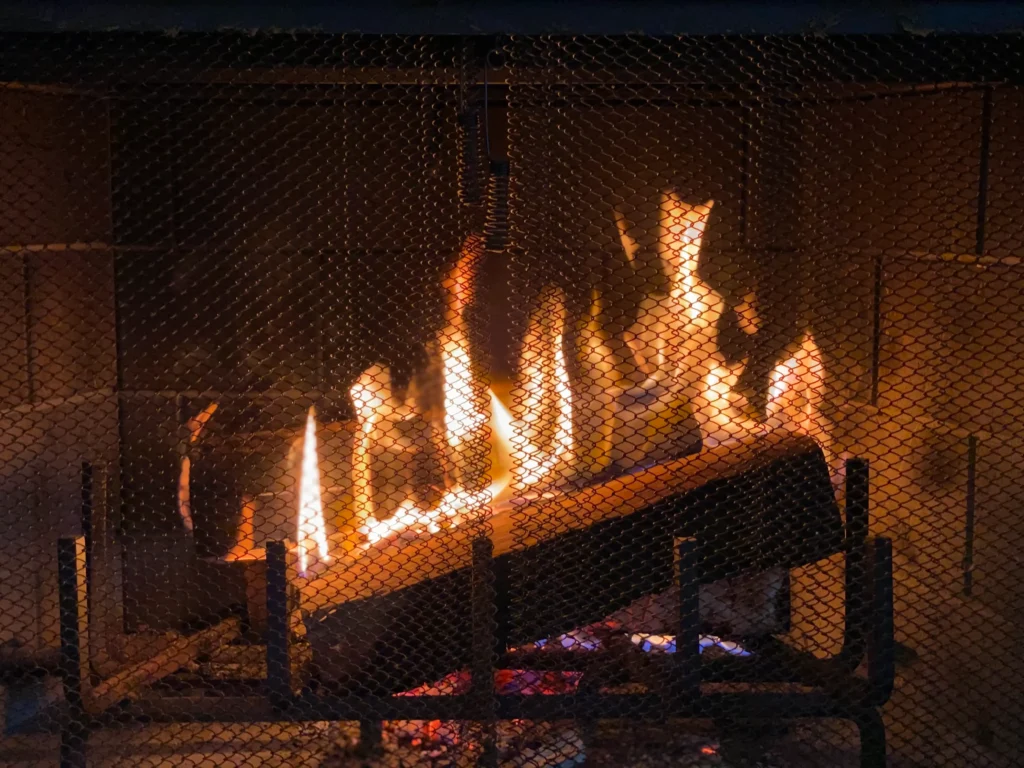 how to clean brick fireplace