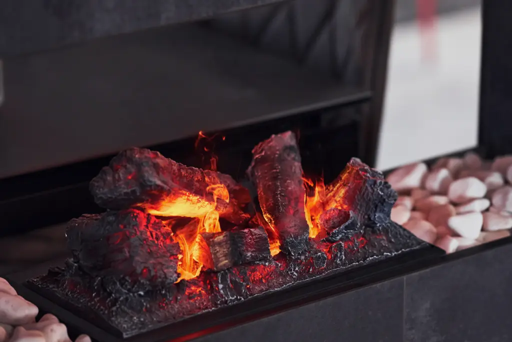 can an electric fireplace heat a house Berea Ohio